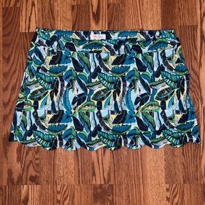 Lillie Green Patterned Tennis Skirt